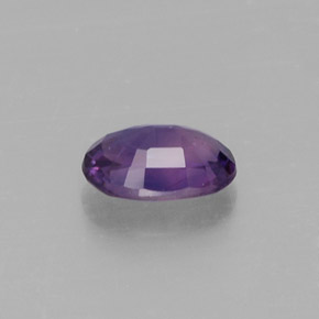 Zaffiro naturale viola da 0,60 ct, taglio ovale, VS