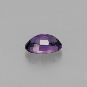 Zaffiro naturale viola da 0,67 ct, taglio ovale, VS
