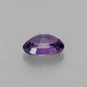 Zaffiro naturale viola da 0,61 ct, taglio ovale, VS