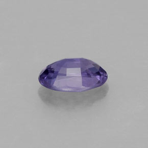 Zaffiro naturale viola da 0,58 ct, taglio ovale, VS