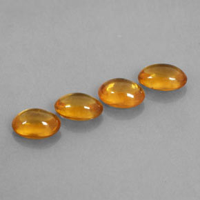 Zaffiro naturale arancione da 2,43 ct, trasparente, trasparente/traslucido