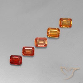 Gemme di Zaffiro Multicolore naturale da 1.34 ct, Ottagonale / Taglio smeraldo, VVS-VS