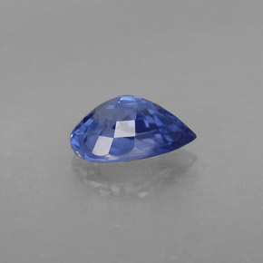 Zaffiro naturale blu da 1,00 ct, taglio a pera, VVS-VS