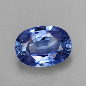 Zaffiro naturale blu da 2,32 ct, taglio ovale, VVS-VS