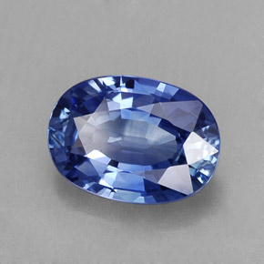Zaffiro naturale blu da 2,32 ct, taglio ovale, VVS-VS