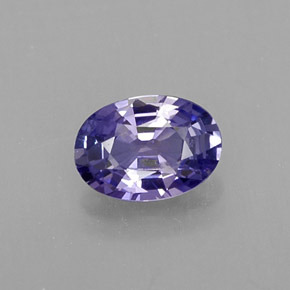 Zaffiro naturale viola da 0,53 ct, taglio ovale, SI
