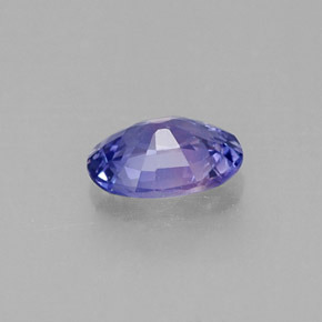 Zaffiro naturale viola da 0,53 ct, taglio ovale, SI