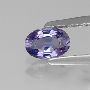 Zaffiro naturale viola da 0,57 ct, taglio ovale, VVS-VS