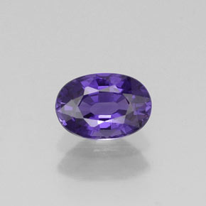 Zaffiro naturale viola da 0,65 ct, taglio ovale, VVS-VS