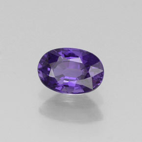 Zaffiro naturale viola da 0,65 ct, taglio ovale, VVS-VS