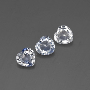 Zaffiro naturale blu da  ct, a forma di cuore, VVS-VS