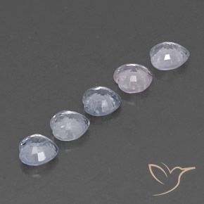 Gemme di Zaffiro Bianco bluastro naturale da 1.95 ct, Cuore, VVS