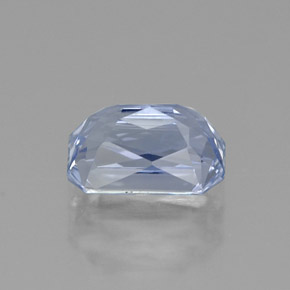 Zaffiro naturale blu da 1,27 ct, taglio smeraldo, VVS