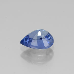 Zaffiro naturale blu da 1,02 ct, taglio a pera, VS