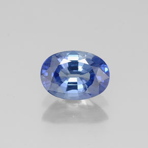 Zaffiro naturale blu da 0,96 ct, taglio ovale, VS