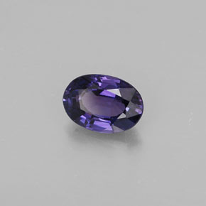 Zaffiro naturale viola da 0,59 ct, taglio ovale, VVS