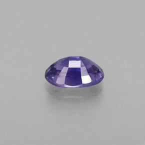 Zaffiro naturale blu da 0,67 ct, taglio ovale, VVS