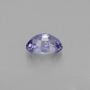 Zaffiro naturale viola da 0,74 ct, taglio ovale, VVS