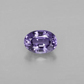Zaffiro naturale viola da 0,68 ct, taglio ovale, VVS