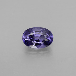 Zaffiro naturale viola da 0,60 ct, taglio ovale, VVS