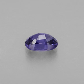 Zaffiro naturale viola da 0,60 ct, taglio ovale, VVS