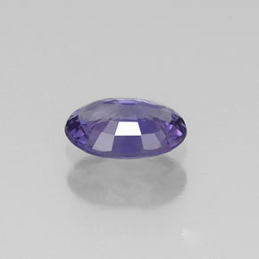 Zaffiro naturale viola da 0,49 ct, taglio ovale, VS