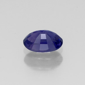 Zaffiro naturale viola da 0,63 ct, taglio ovale, VS