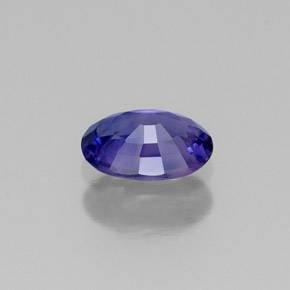 Zaffiro naturale viola da 0,52 ct, taglio ovale, VS
