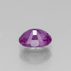 Zaffiro naturale viola da 0,67 ct, taglio ovale, VVS