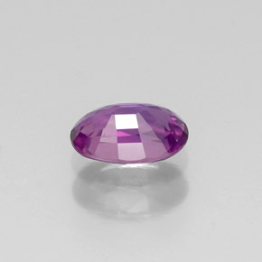 Zaffiro naturale viola da 0,62 ct, taglio ovale, VVS-VS