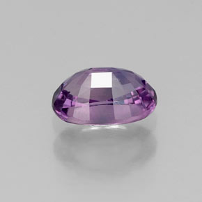 Zaffiro naturale viola da 0,74 ct, taglio ovale, VVS