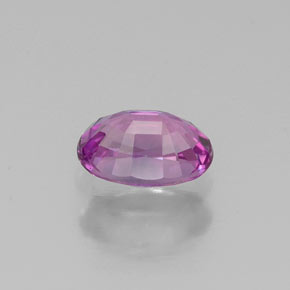 Zaffiro naturale viola da 0,72 ct, taglio ovale, VS