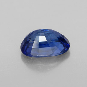 Zaffiro naturale blu da 2,12 ct, taglio ovale, VVS-VS