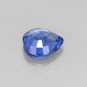 Zaffiro naturale blu da 1,12 ct, a forma di cuore, VVS