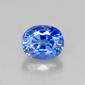 Zaffiro naturale blu da 1,03 ct, taglio ovale, VS