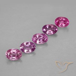 Gemme di Zaffiro Multicolore naturale da 3.34 ct, Ovale, VVS-VS