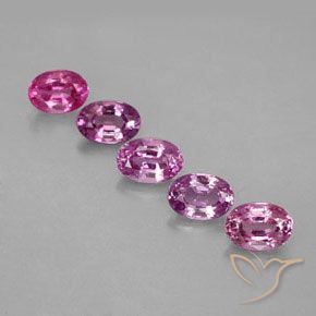 Gemme di Zaffiro Multicolore naturale da 3.34 ct, Ovale, VVS-VS