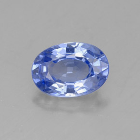 Zaffiro naturale blu da 0,99 ct, taglio ovale, VVS