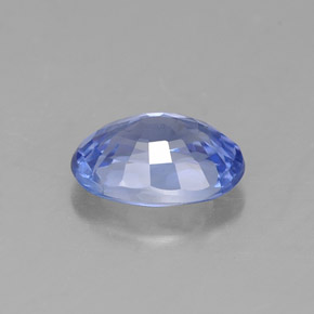 Zaffiro naturale blu da 0,99 ct, taglio ovale, VVS