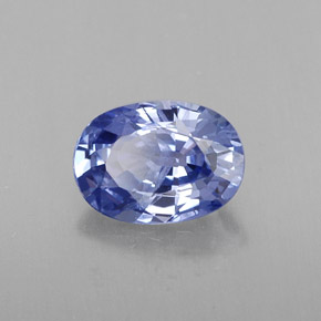 Zaffiro naturale blu da 1,12 ct, taglio ovale, VS