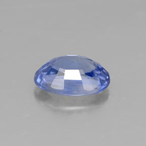 Zaffiro naturale blu da 1,08 ct, taglio ovale, VS