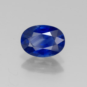 Zaffiro naturale blu da 1,07 ct, taglio ovale, VVS-VS