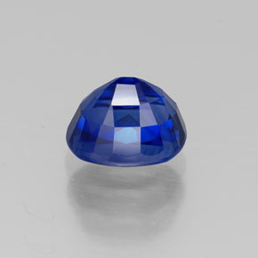 Zaffiro naturale blu da 1,28 ct, taglio ovale, VVS