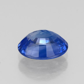 Zaffiro naturale blu da 1,46 ct, taglio ovale, VS