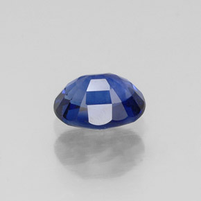 Zaffiro naturale blu da 0,75 ct, taglio ovale, VS