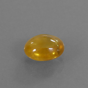 Zaffiro naturale giallo da 0,97 ct, trasparente, trasparente/traslucido
