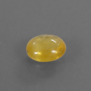 Zaffiro naturale giallo da 1,09 ct, trasparente, trasparente/traslucido