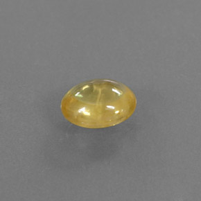 Zaffiro naturale giallo da 0,87 ct, trasparente, trasparente/traslucido
