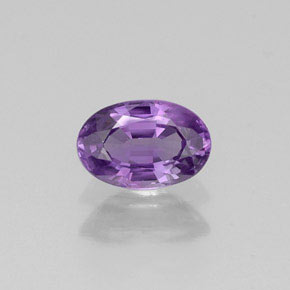 Zaffiro naturale viola da 0,54 ct, taglio ovale, VVS-VS