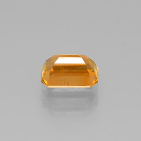 Zaffiro naturale giallo da 0,93 ct, taglio smeraldo, SI